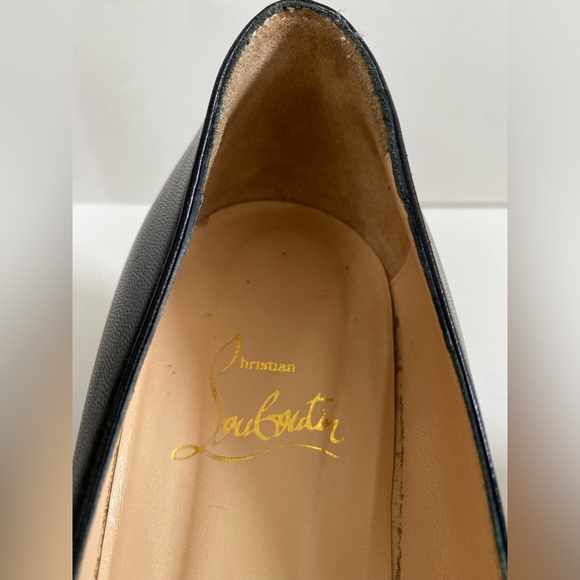 ✨ CHRISTIAN LOUBOUTIN peep toe kitten heels - Picture 7 of 16